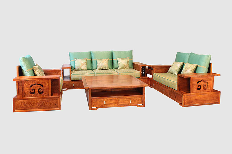 睢宁中式实木沙发简直太美了